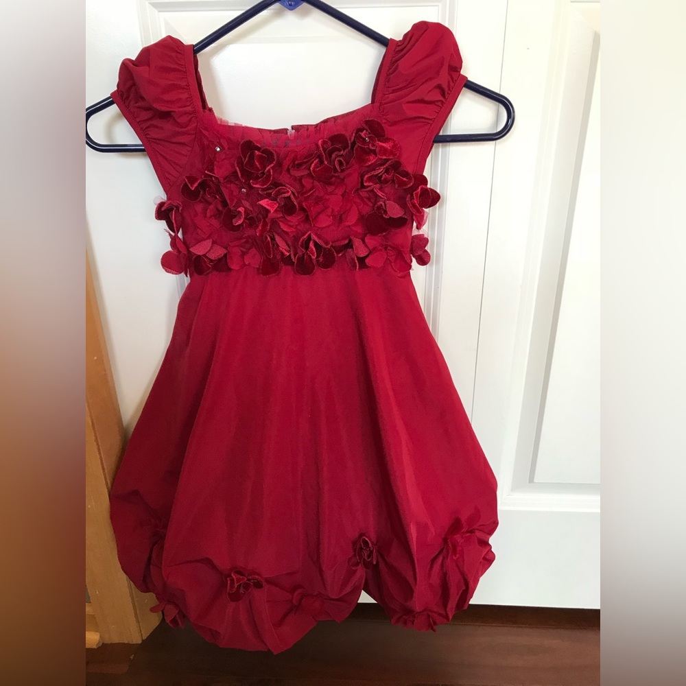 Burgundy Red Formal Dress Biscotti 6 Special Occasion Formal Dressy Holiday EUC
